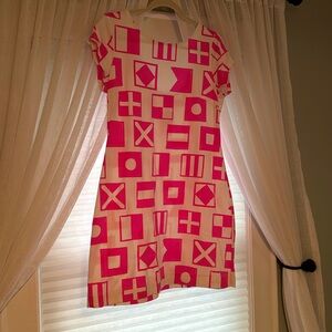 MAHI GOLD cotton short sleeve dress